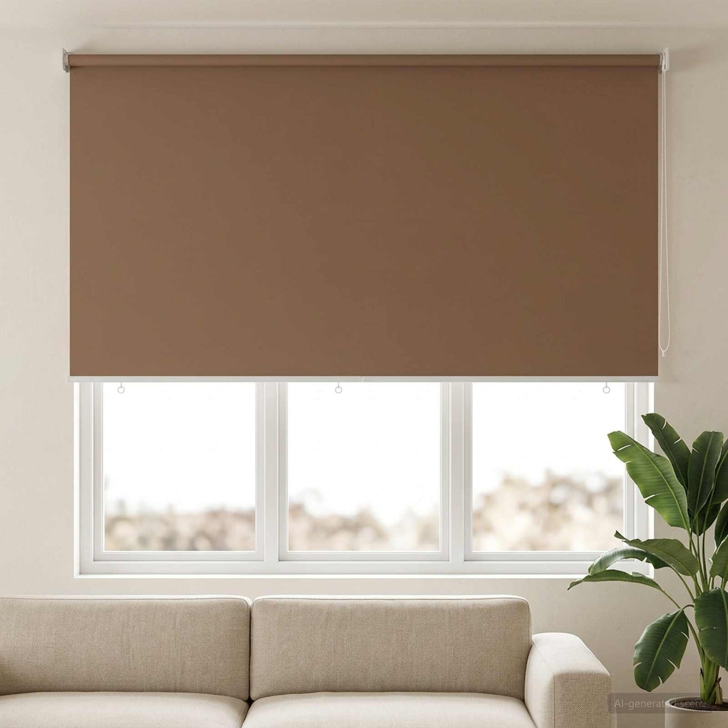 vidaXL Ρολό εξωτερικής χρήσης με UV προστασία Taupe Πολυεστέρας