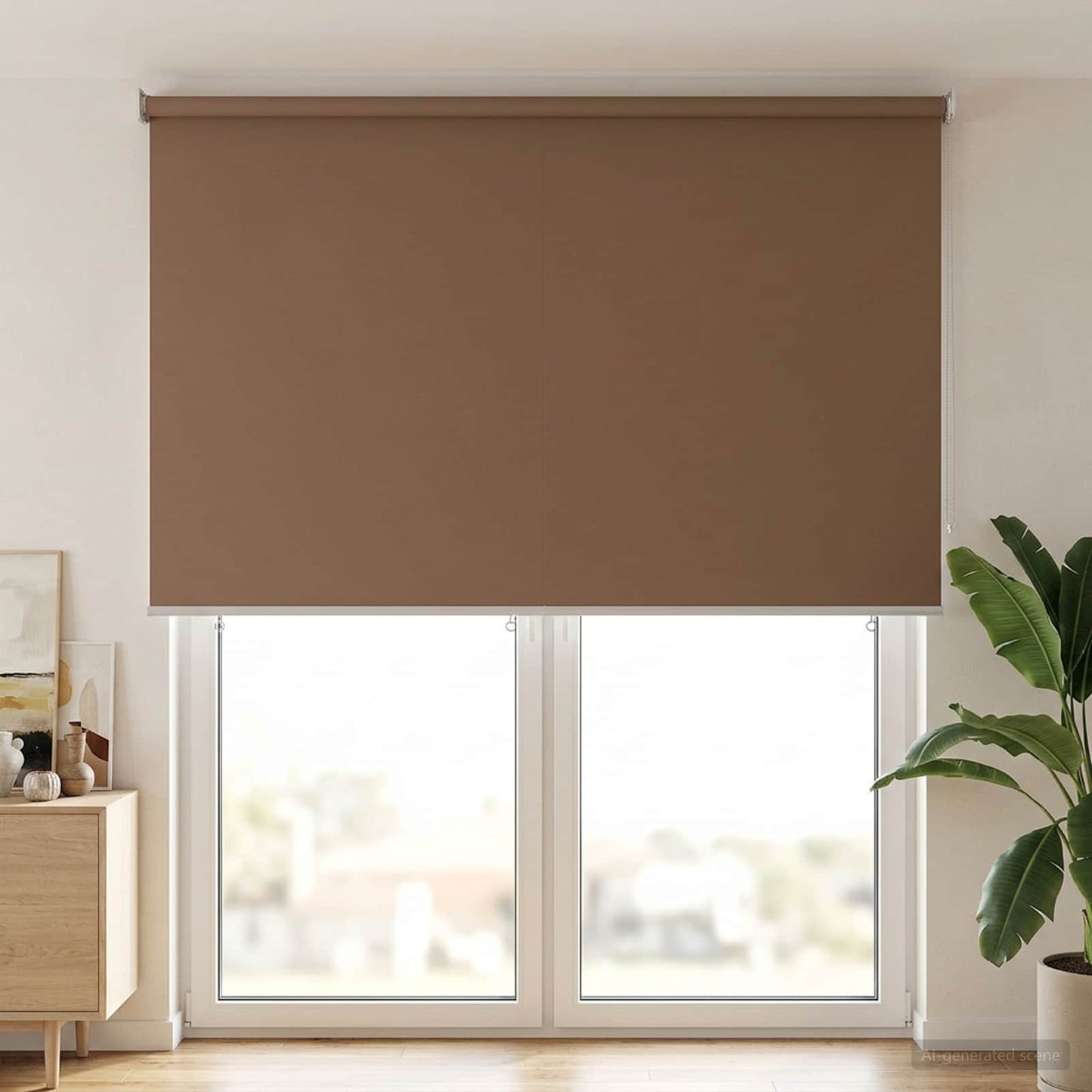 vidaXL Ρολό εξωτερικής χρήσης με UV προστασία Taupe Πολυεστέρας
