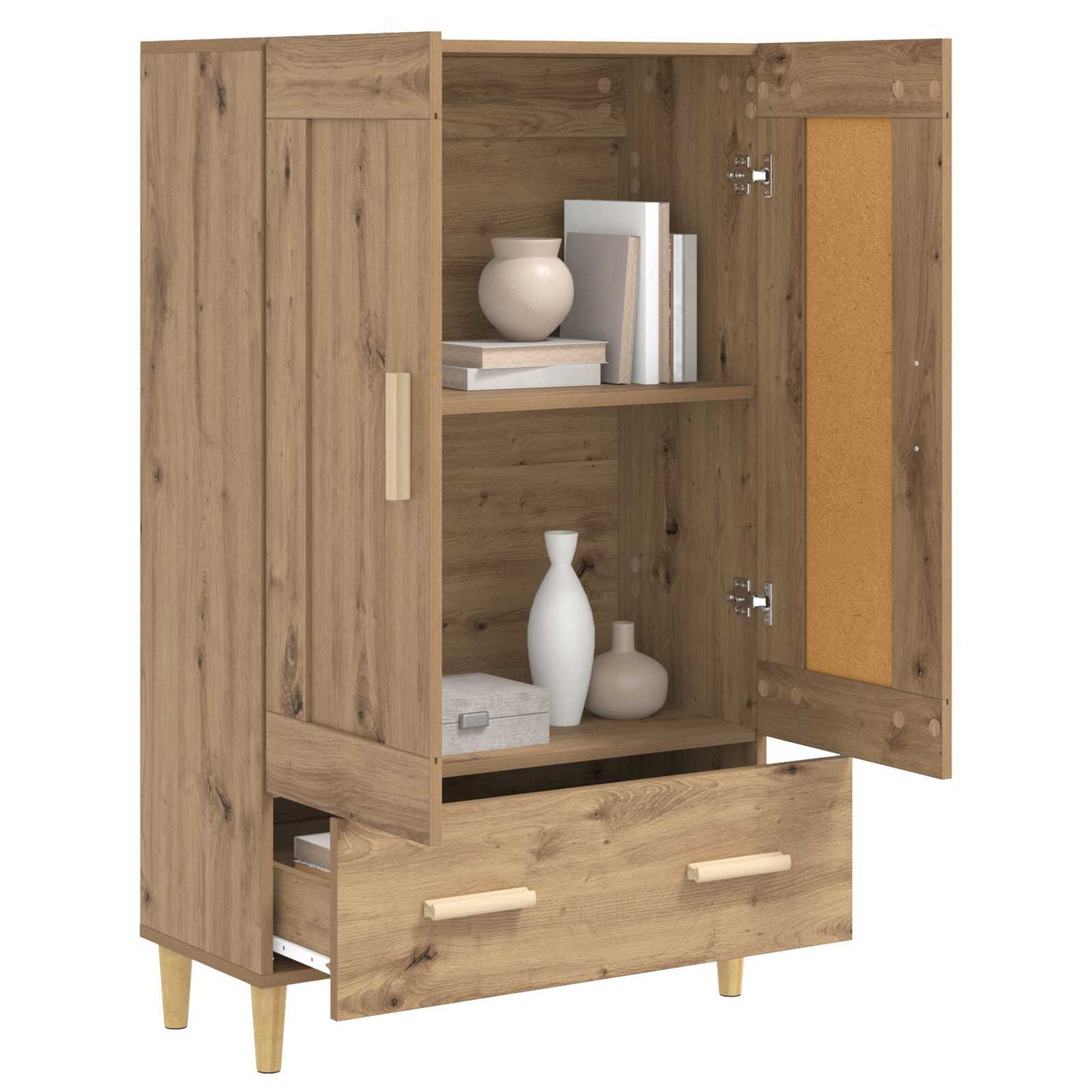 vidaXL Highboard Artisan Δρυς 70 x 31 x 115 εκ Επεξεργασμένο Ξύλο