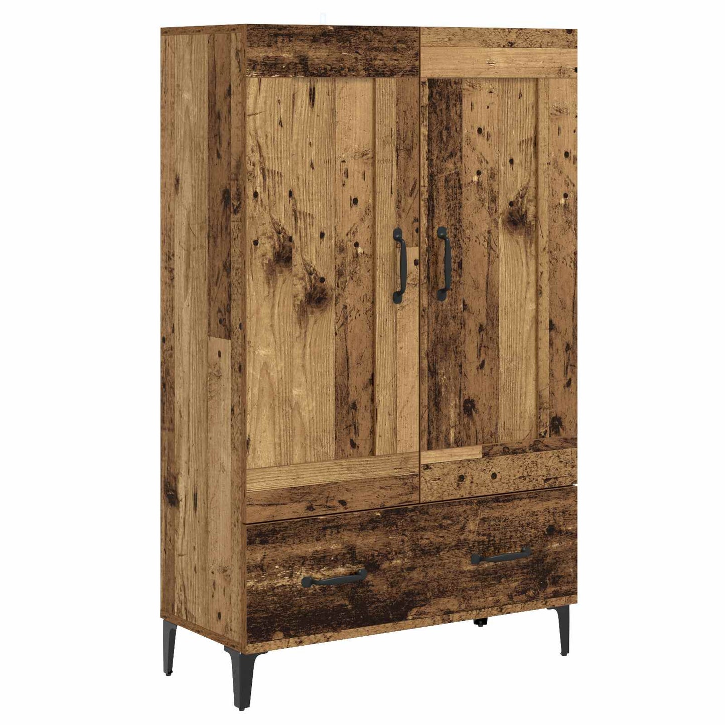 vidaXL Highboard Παλαιωμένο ξύλο 70 x 31 x 115 εκ Επεξεργασμένο Ξύλο