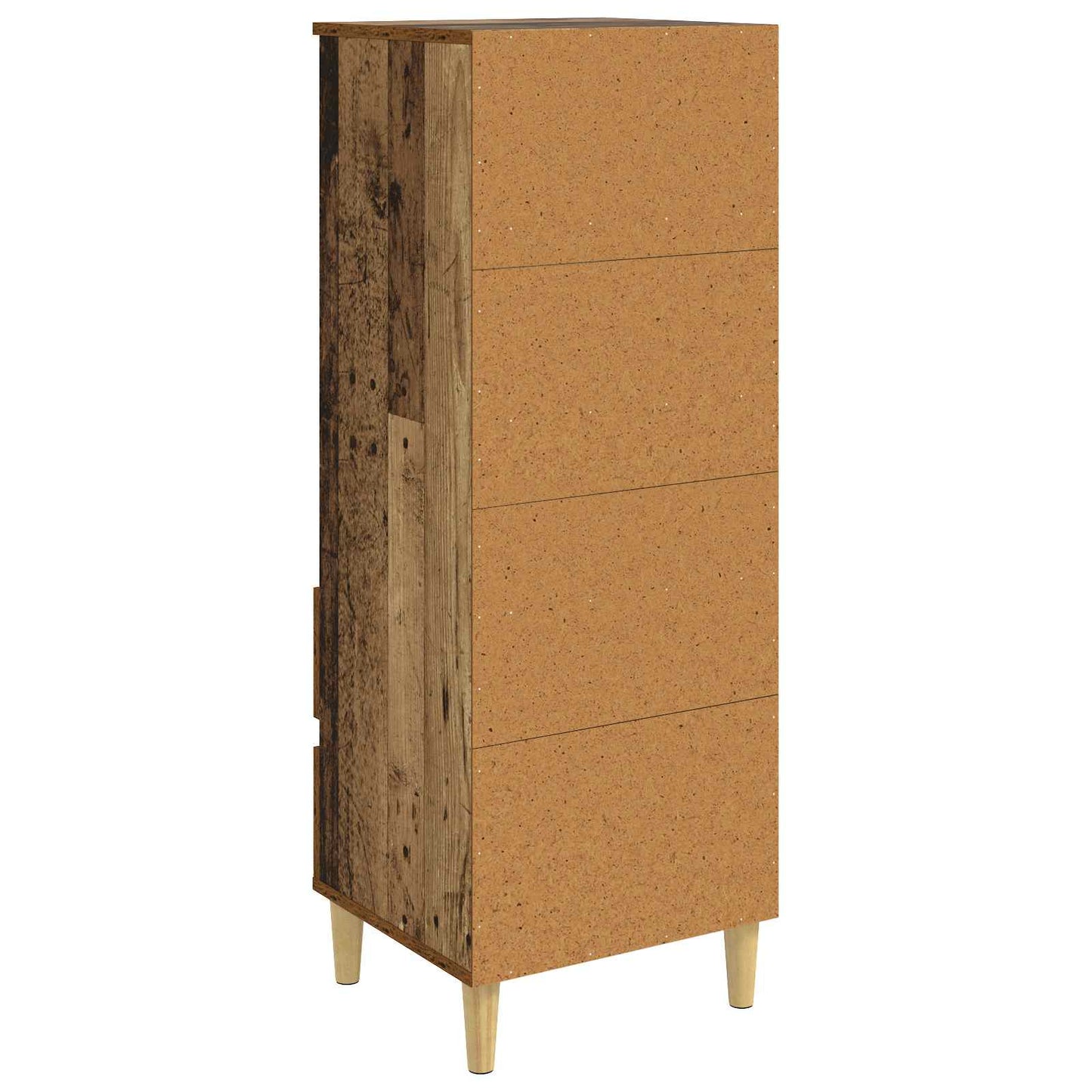 vidaXL Highboard Παλαιωμένο ξύλο 40 x 36 x 110 εκ. Επεξεργασμένο Ξύλο