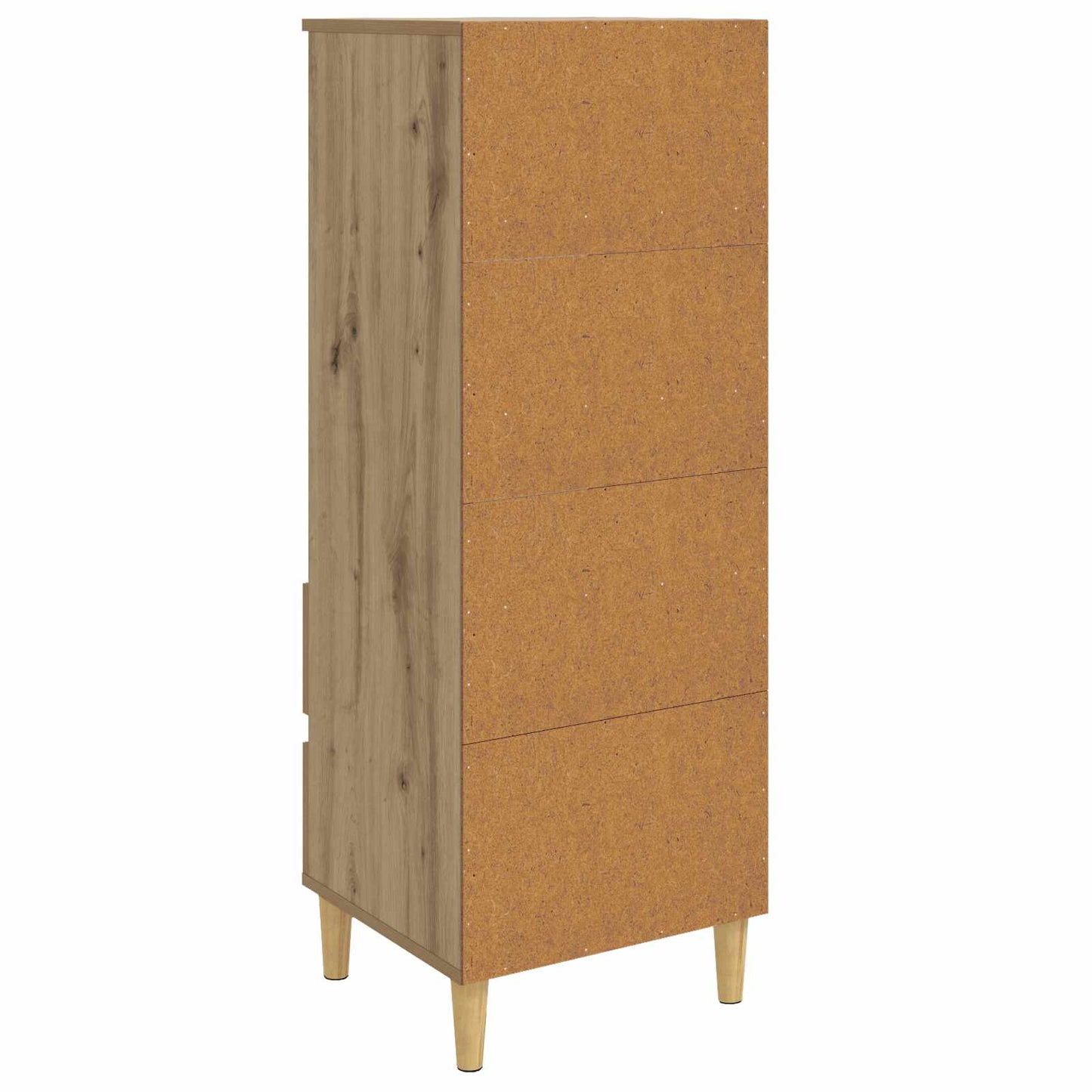 vidaXL Highboard Artisan Δρυς 40 x 36 x 110 εκ. Επεξεργασμένο Ξύλο