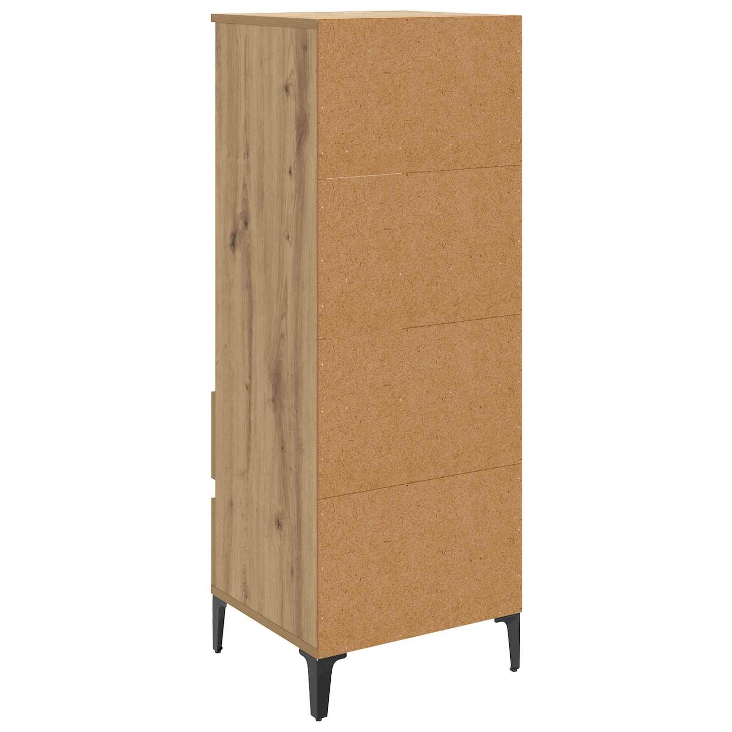 vidaXL Highboard Artisan Δρυς 40 x 36 x 110 εκ. Επεξεργασμένο Ξύλο