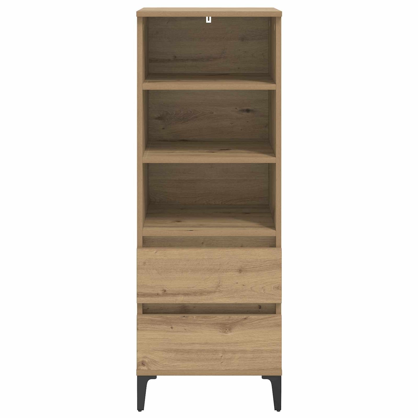 vidaXL Highboard Artisan Δρυς 40 x 36 x 110 εκ. Επεξεργασμένο Ξύλο