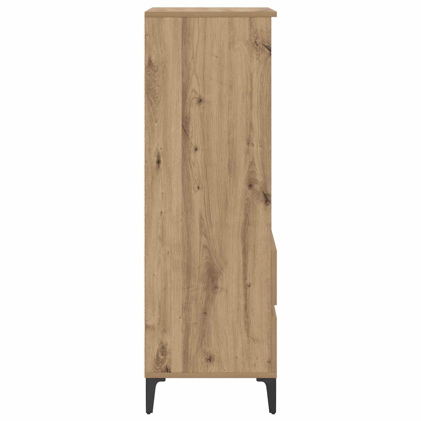 vidaXL Highboard Artisan Δρυς 40 x 36 x 110 εκ. Επεξεργασμένο Ξύλο