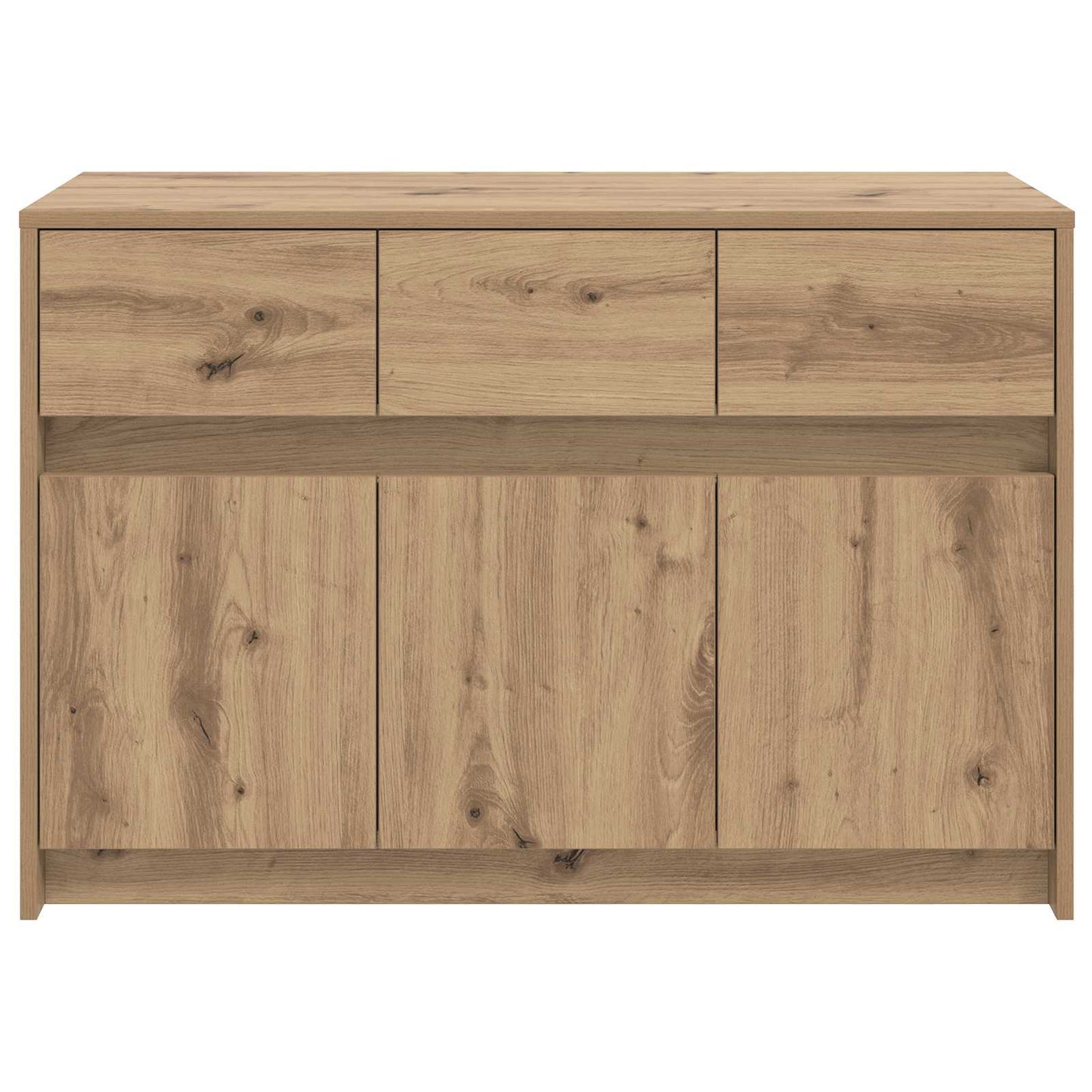 vidaXL Ντουλάπι TV 91 x 34 x 61 εκ. Artisan Δρυς Επεξεργασμένο Ξύλο