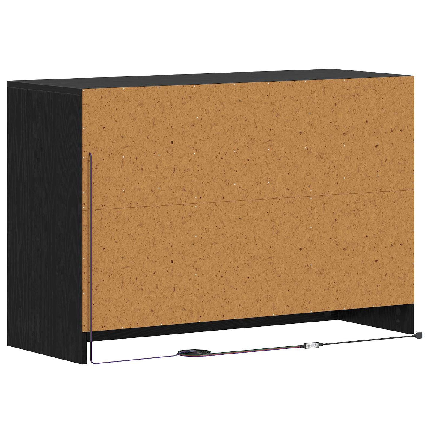 vidaXL Ντουλάπι TV 91 x 34 x 61 εκ. Μαύρη Δρυς Επεξεργασμένο Ξύλο