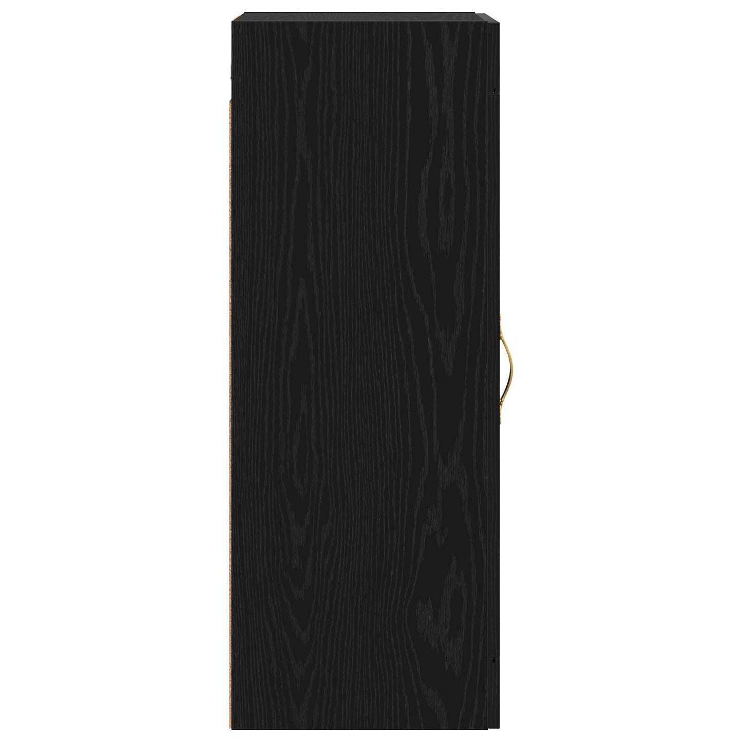 vidaXL Ντουλάπα Τοίχου Μαύρη Δρυς 34,5 x 34 x 90 εκ.