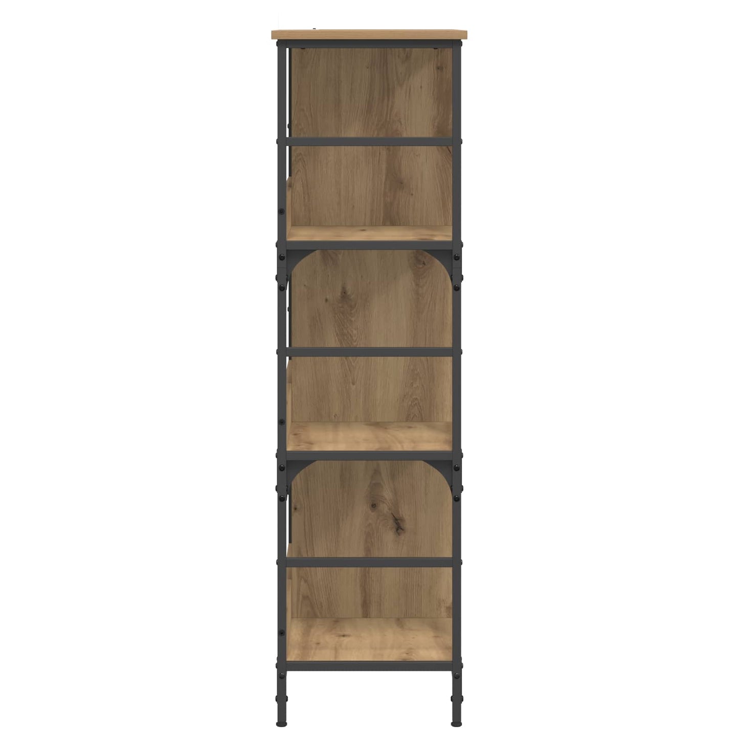 vidaXL Ράφι Βιβλίων 4 επιπέδων 78,5 x 33 x 117,5 εκ. μέταλλο PB