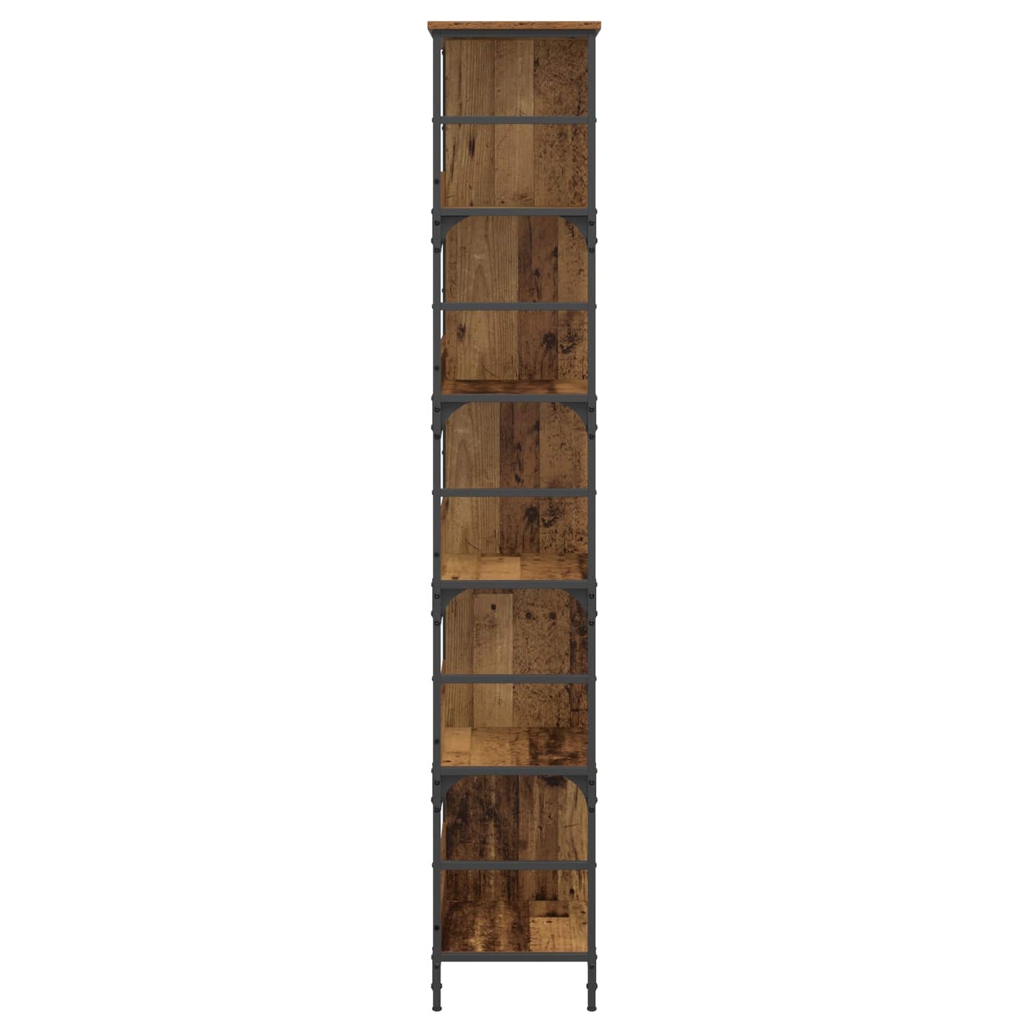 vidaXL Ράφι Βιβλίων 4 επιπέδων 78,5 x 33 x 188,5 εκ μέταλλο PB