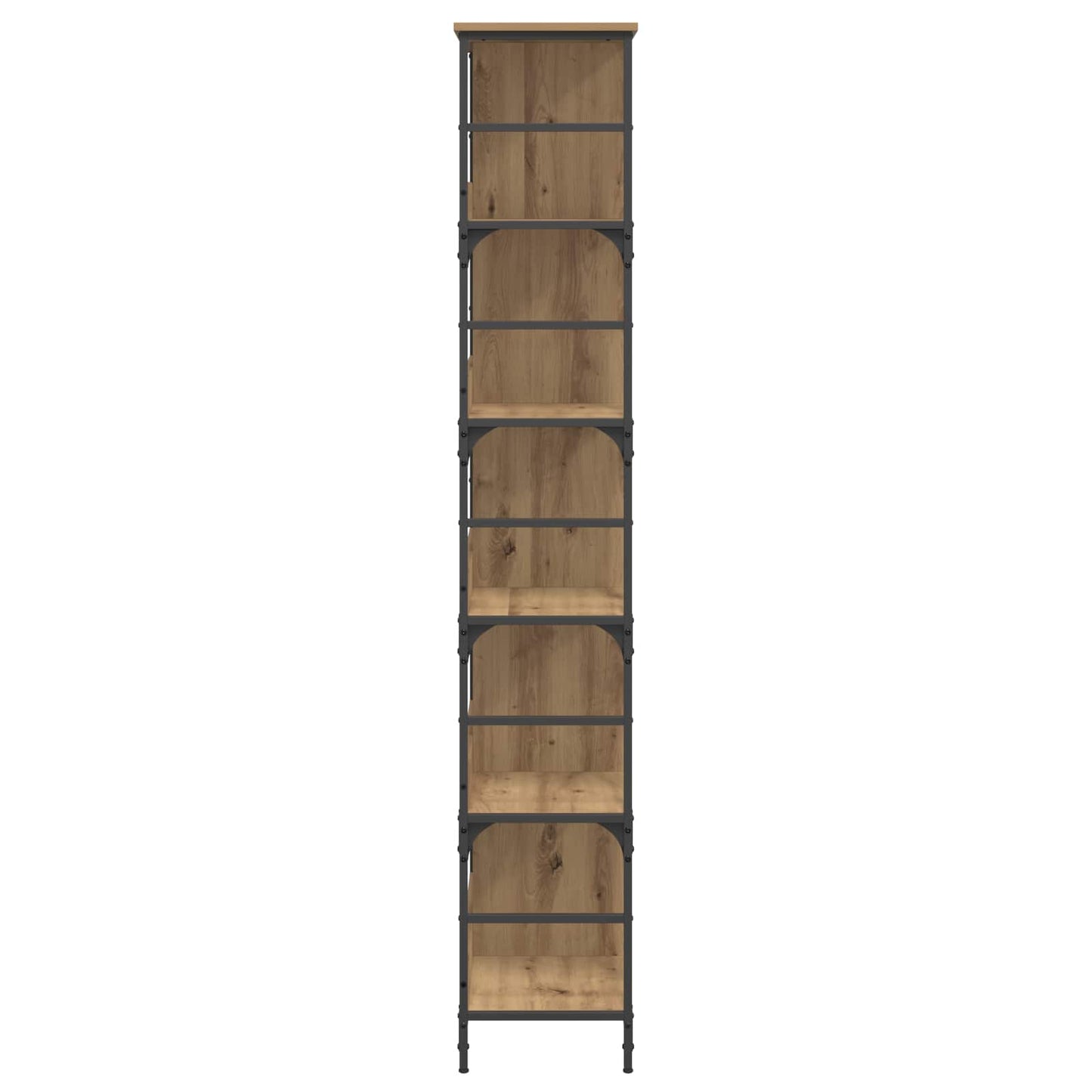 vidaXL Ράφι Βιβλίων 4 επιπέδων 78,5 x 33 x 188,5 εκ. μέταλλο PB