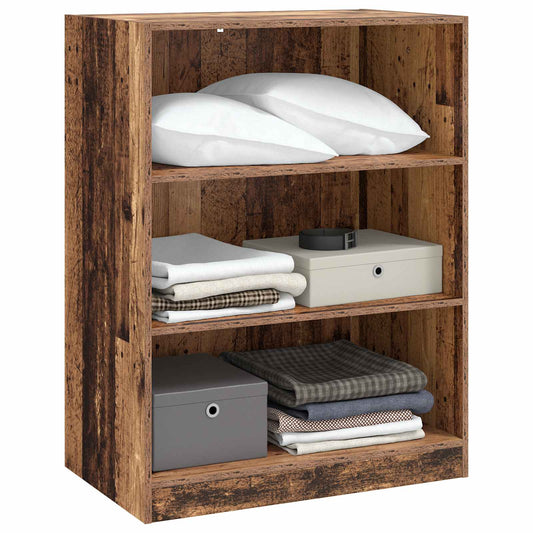 vidaXL Ντουλάπι με ράφι Παλαιωμένο ξύλο 77 x 48 x 102 cm PB