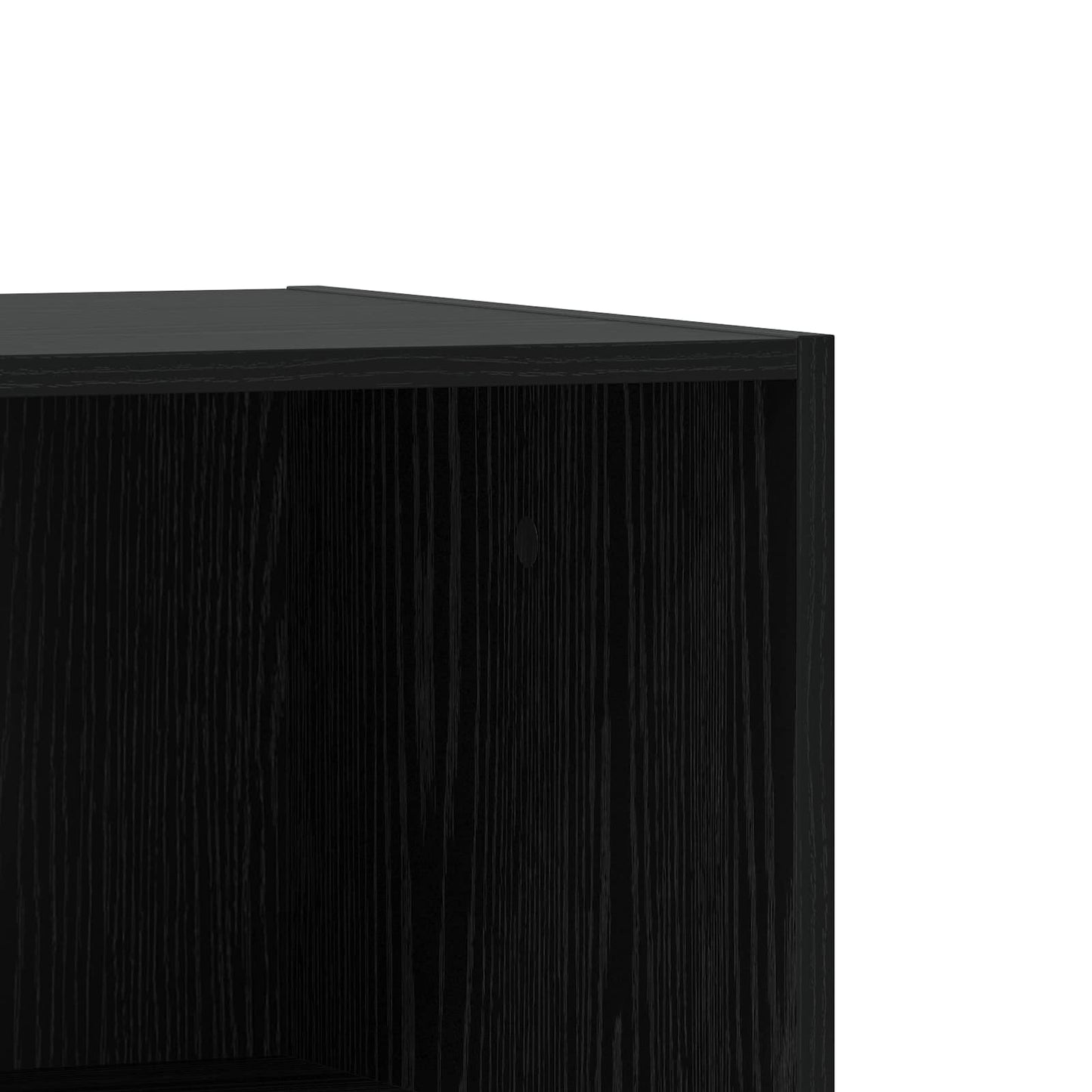 vidaXL Ντουλάπι με ράφι με αποθήκευση Μαύρη δρυς 77 x 48 x 102 cm PB