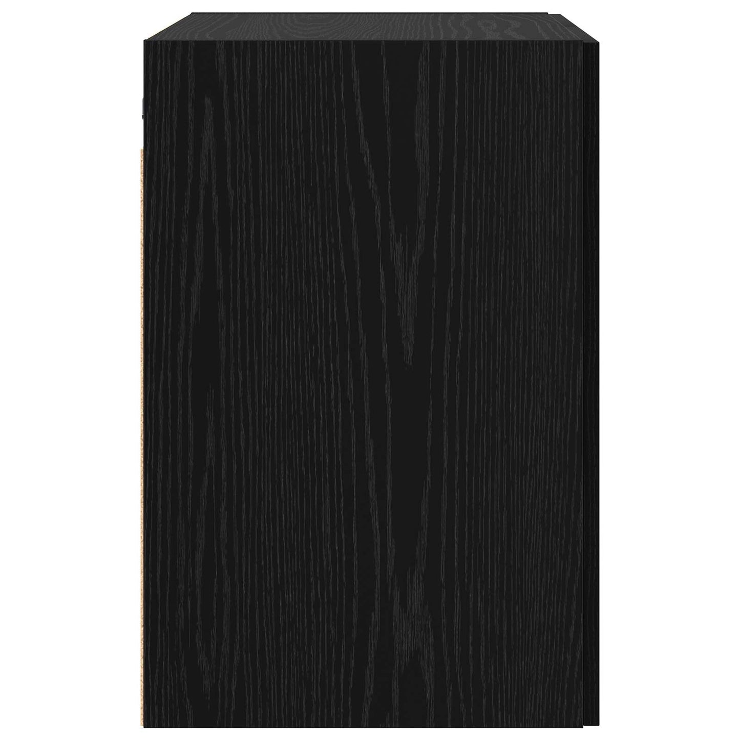 vidaXL Ντουλάπα Τοίχου Μαύρη Δρυς 80 x 42,5 x 64 εκ Επεξεργασμένο Ξύλο
