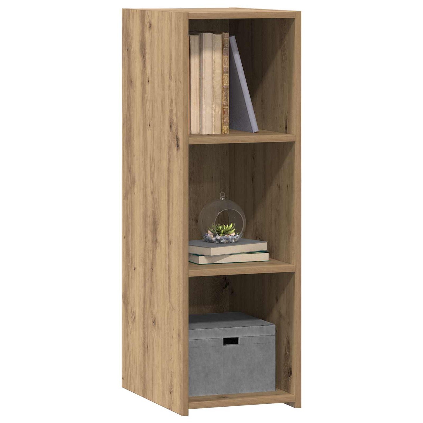 vidaXL Πλαϊνό γραφείο Artisan Δρυς 30 x 41 x 93 εκ Επεξεργασμένο Ξύλο