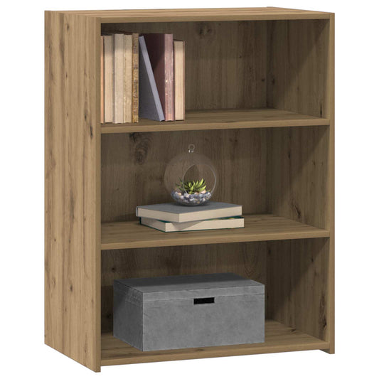 vidaXL Πλαϊνό γραφείο Artisan Δρυς 70 x 41 x 93 εκ Επεξεργασμένο Ξύλο