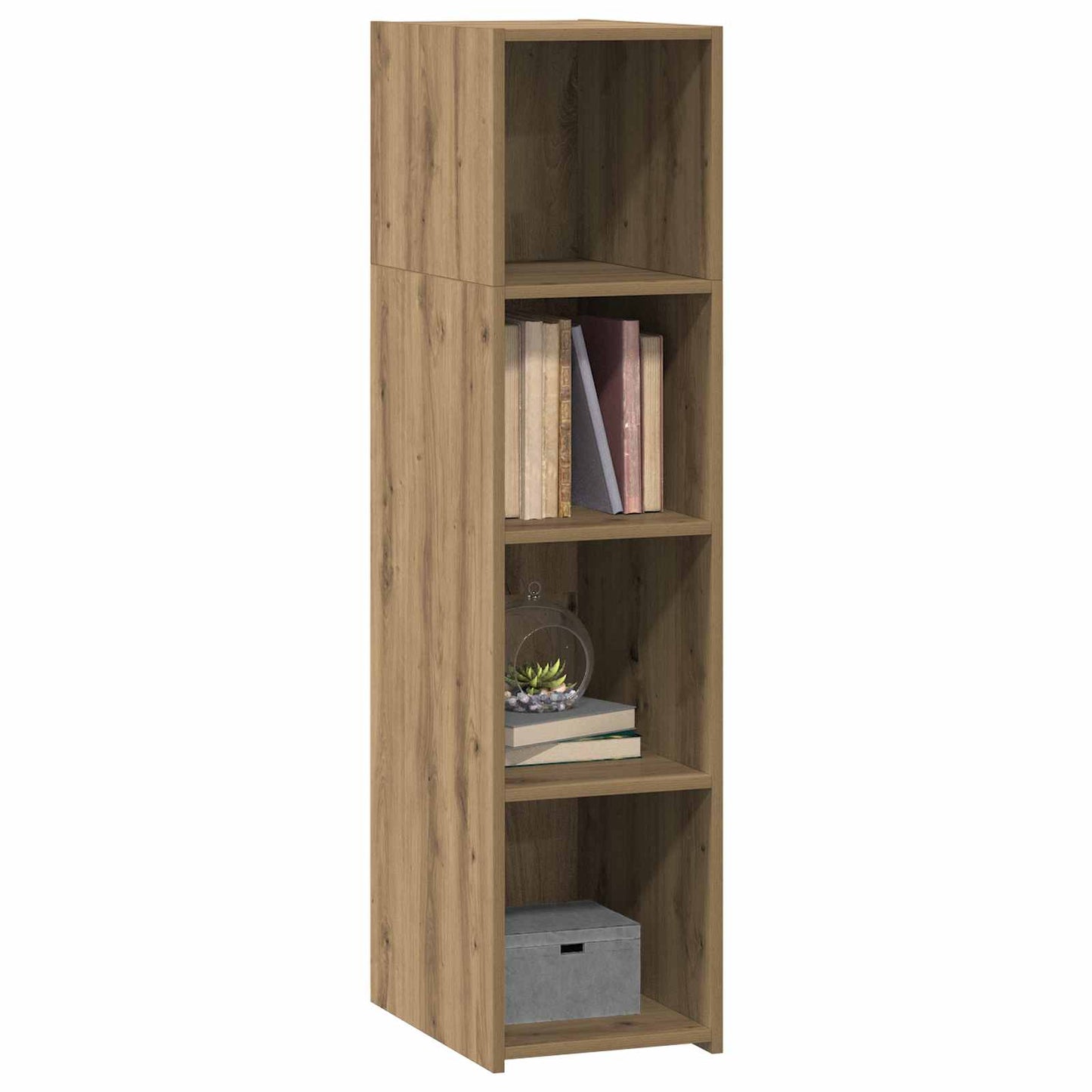 vidaXL Highboard Artisan Δρυς 30 x 41 x 124 εκ. Επεξεργασμένο Ξύλο