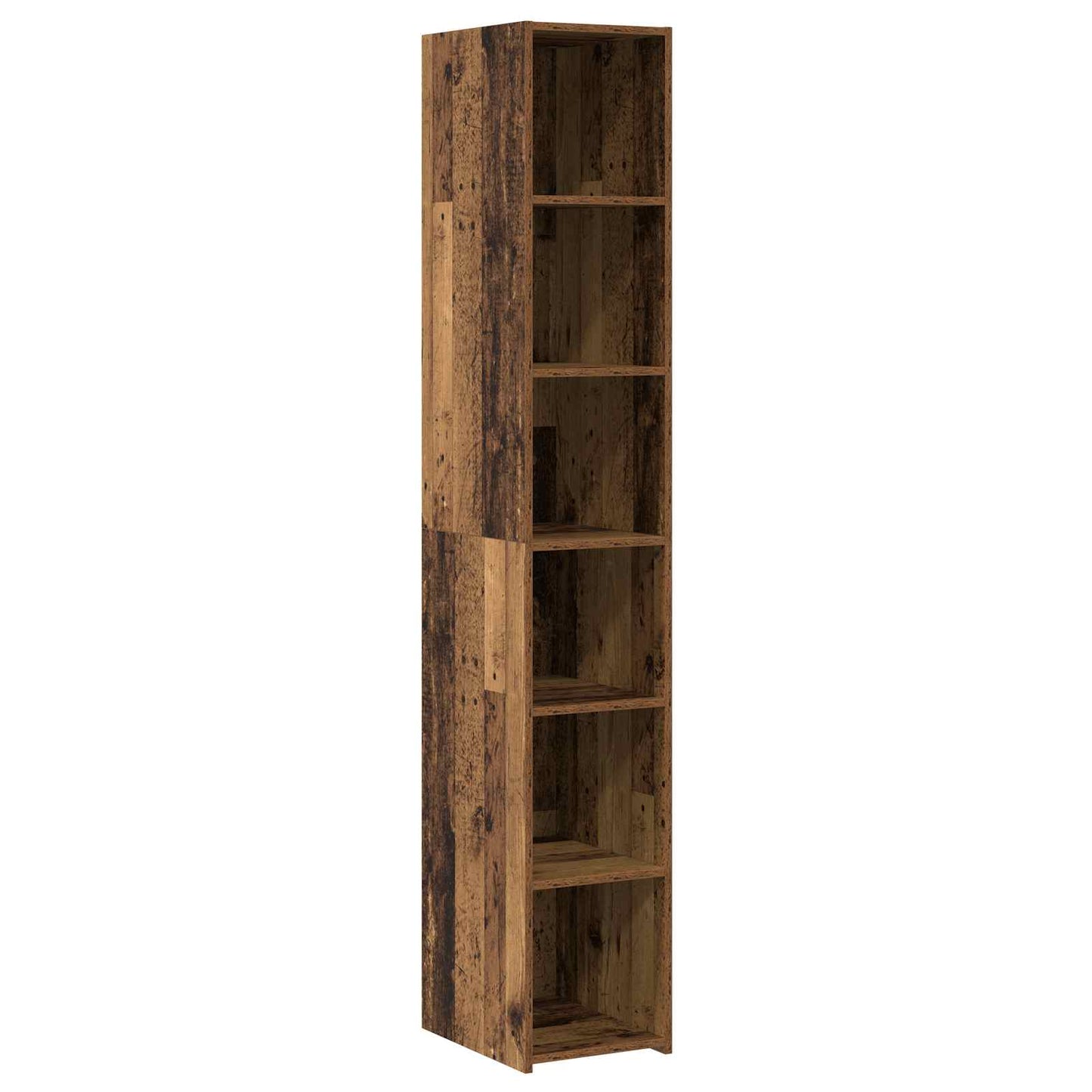 vidaXL Highboard Παλαιωμένο ξύλο 30 x 41 x 185 εκ. Επεξεργασμένο Ξύλο