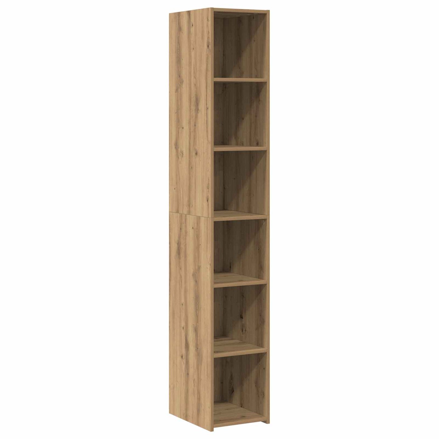 vidaXL Highboard Artisan Δρυς 30 x 41 x 185 εκ. Επεξεργασμένο Ξύλο