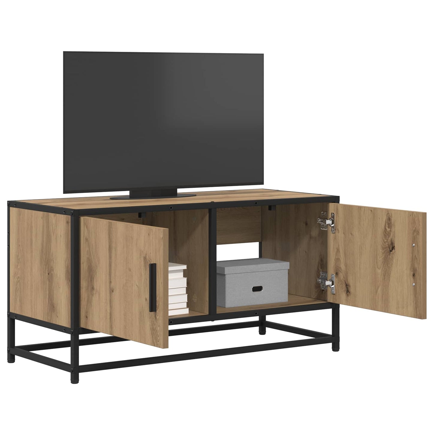 vidaXL Ντουλάπι TV 80 x 34,5 x 40 εκ Artisan Δρυς Επεξεργασμένο Ξύλο