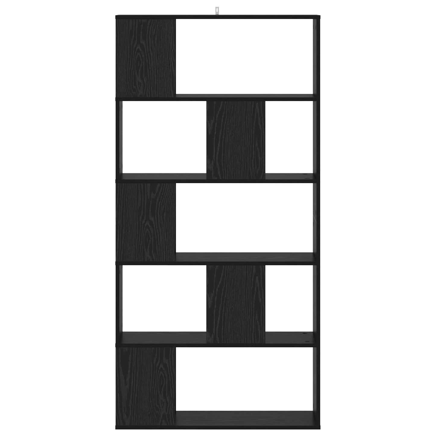vidaXL Βιβλιοθήκη Μαύρη δρυς 80,5 x 23,5 x 162,5 εκ. PB