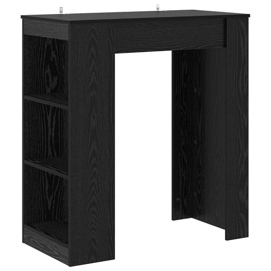 vidaXL Τραπέζι μπαρ 95 x 47 x 103,5 εκ Επεξεργασμένο Ξύλο Μαύρη Δρυς