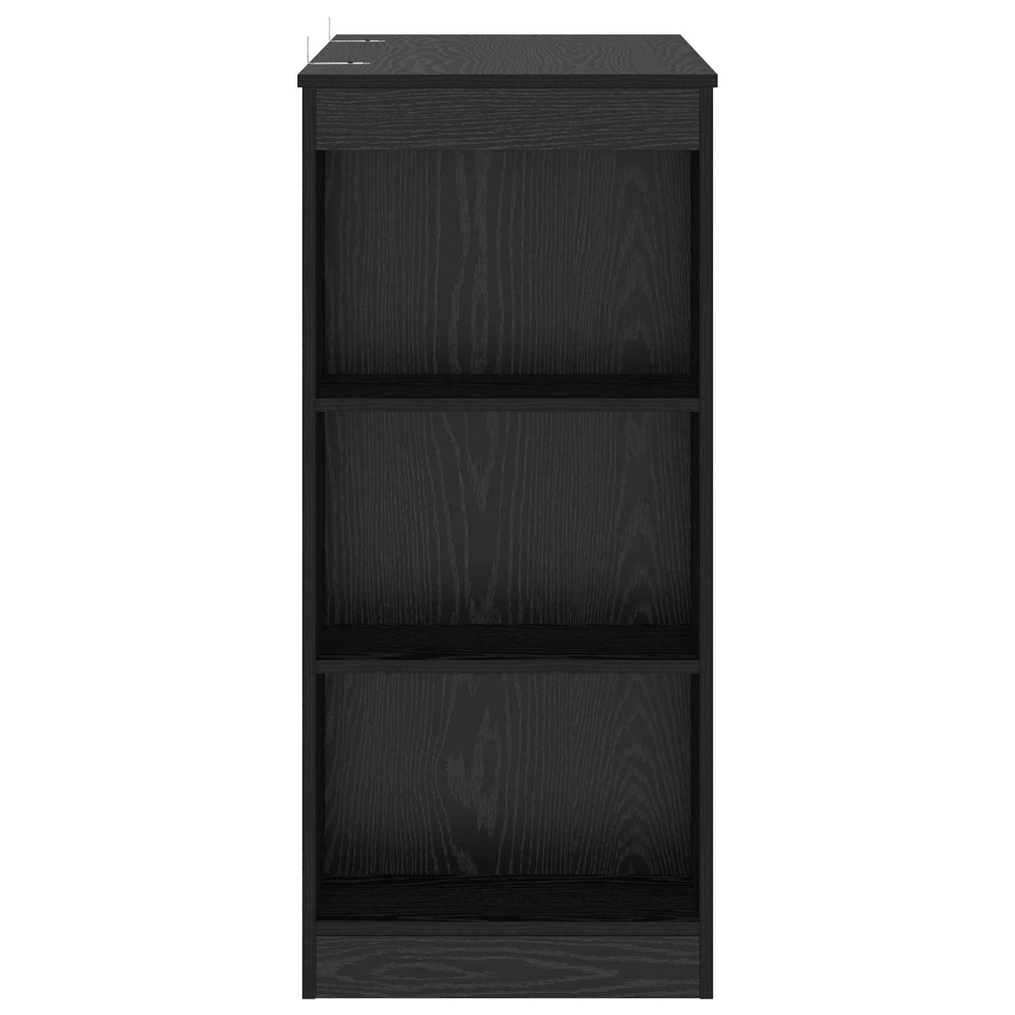vidaXL Τραπέζι μπαρ 95 x 47 x 103,5 εκ Επεξεργασμένο Ξύλο Μαύρη Δρυς