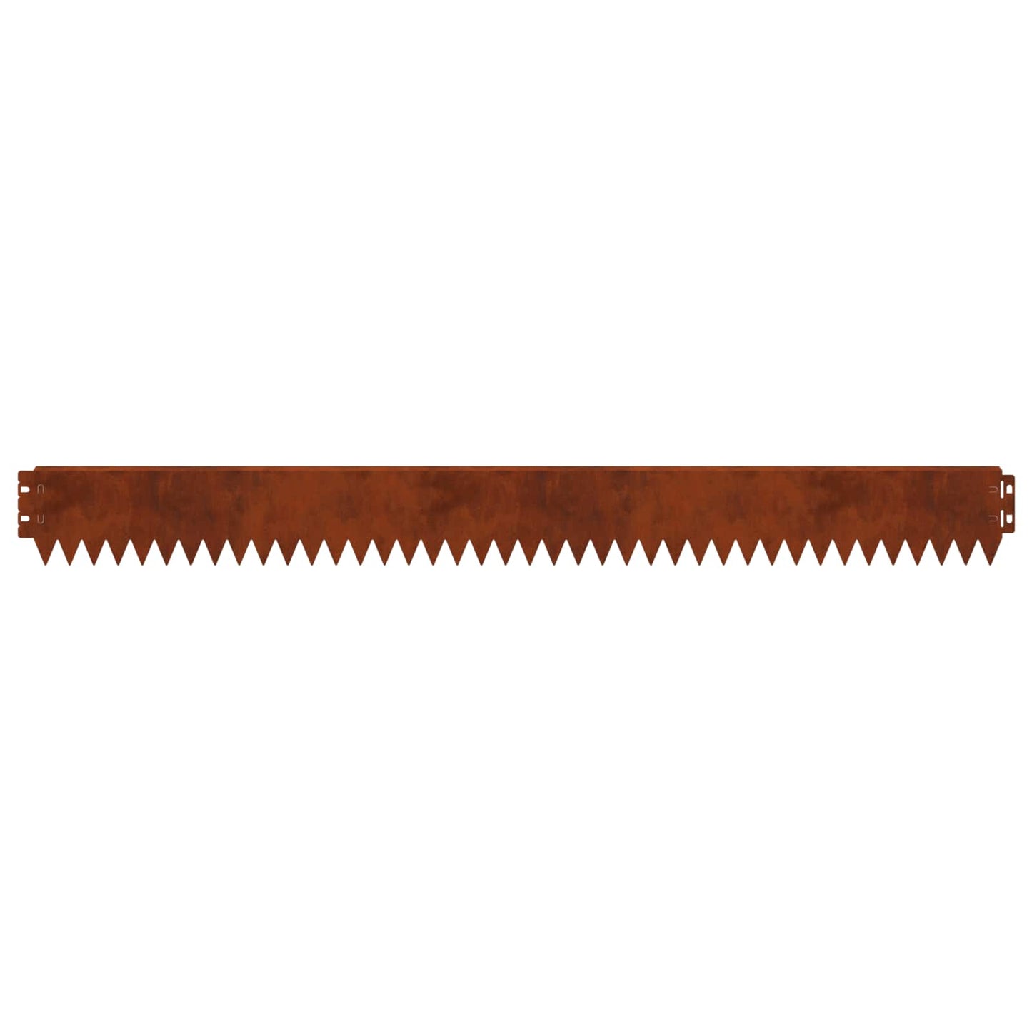 vidaXL Περίγραμμα γκαζόν 50 τμχ. 103 x 10 εκ Ατσάλι Σκ rusty