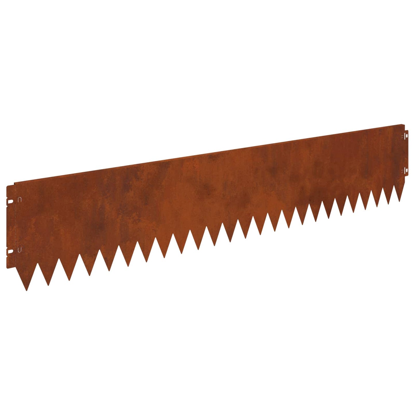 vidaXL Περίγραμμα γκαζόν 30 τμχ. 103 x 20 εκ Ατσάλι Σκ rusty