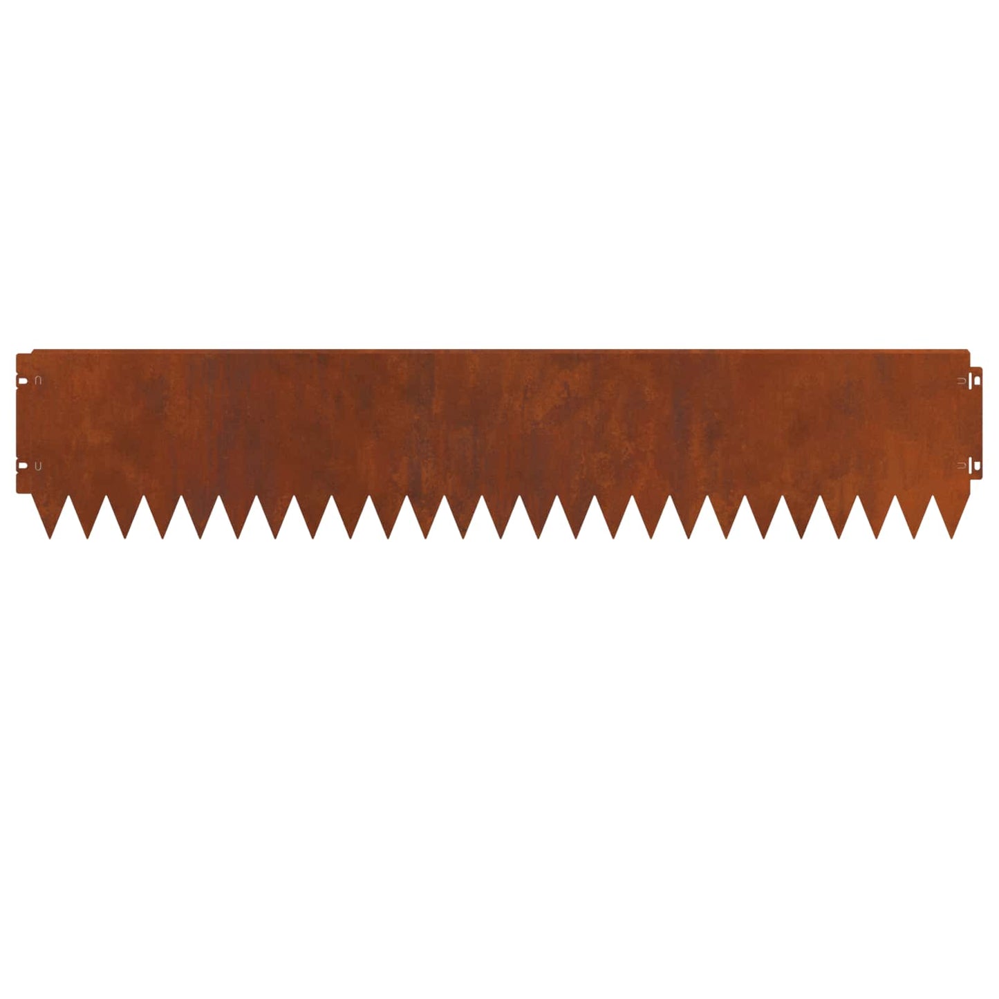vidaXL Περίγραμμα γκαζόν 30 τμχ. 103 x 20 εκ Ατσάλι Σκ rusty