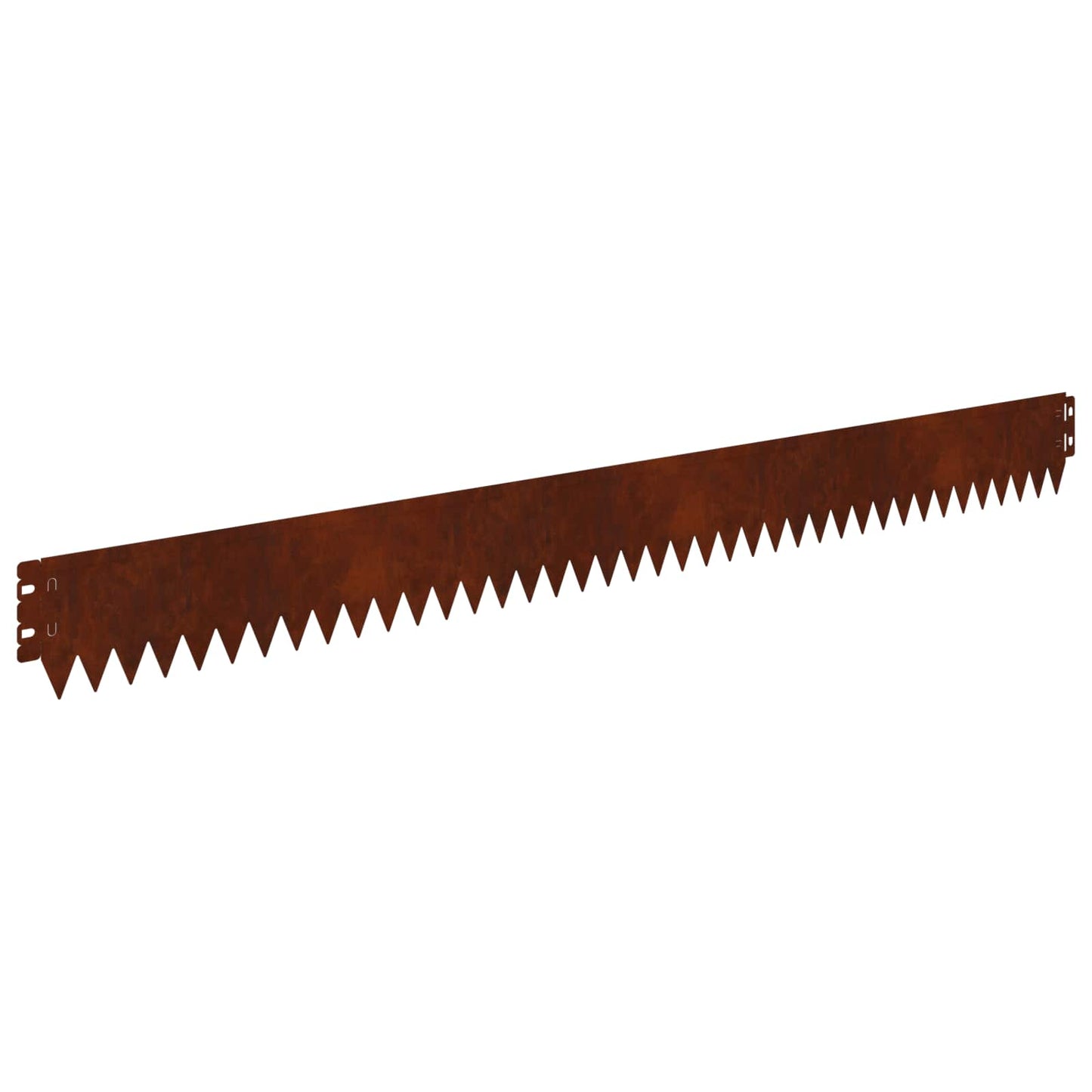 vidaXL Περίγραμμα γκαζόν 50 τμχ. 103 x 10 εκ Ατσάλι Σκ rusty