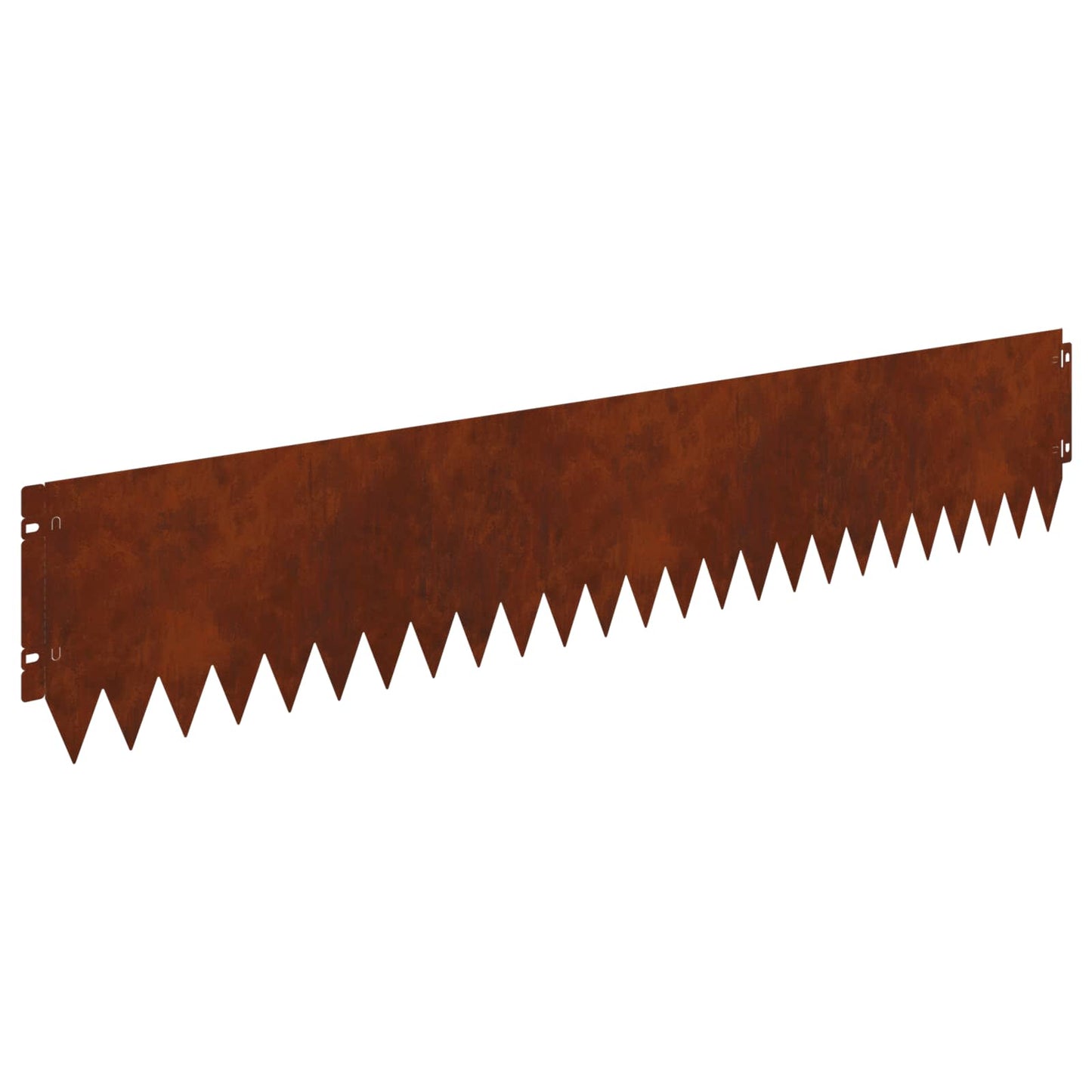 vidaXL Περίγραμμα γκαζόν 30 τμχ. 103 x 20 εκ Ατσάλι Σκ rusty