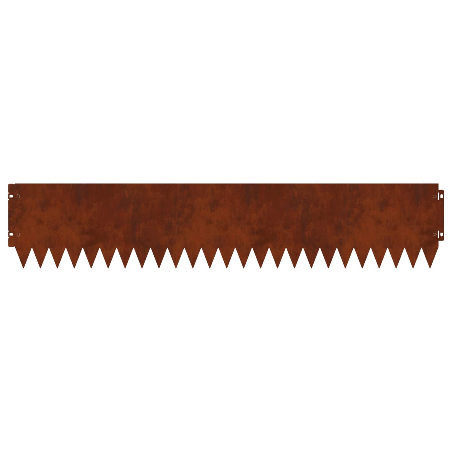 vidaXL Περίγραμμα γκαζόν 30 τμχ. 103 x 20 εκ Ατσάλι Σκ rusty