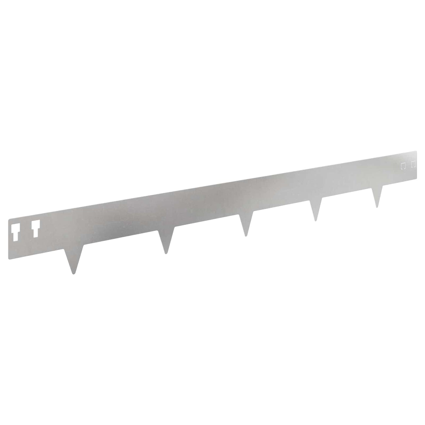 vidaXL Περίγραμμα γκαζόν 20 τμχ. 100 x 12 cm Ατσάλι Ασημί