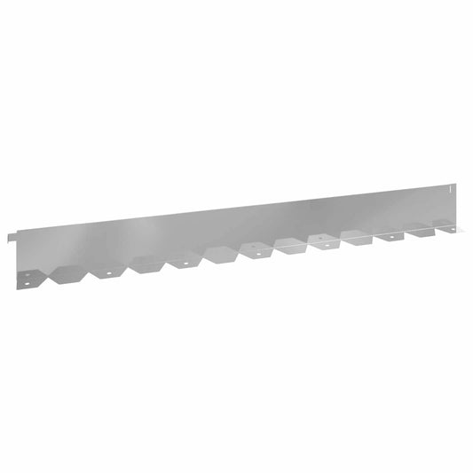 vidaXL Περίγραμμα γκαζόν 30 τμχ. 102 x 10 x 4 εκ. Ατσάλι Ασημί
