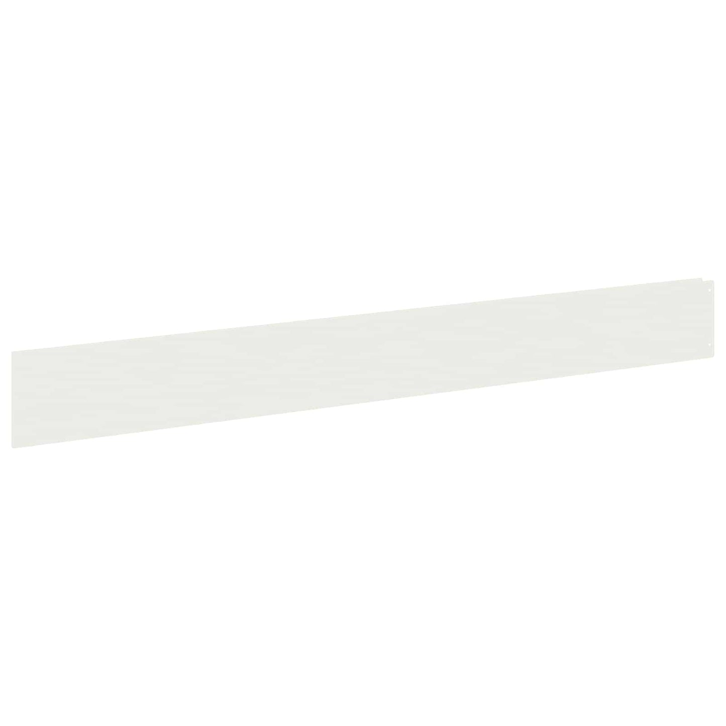 vidaXL Περίγραμμα γκαζόν 50 τμχ. 100 x 12 cm Ατσάλι Λευκό