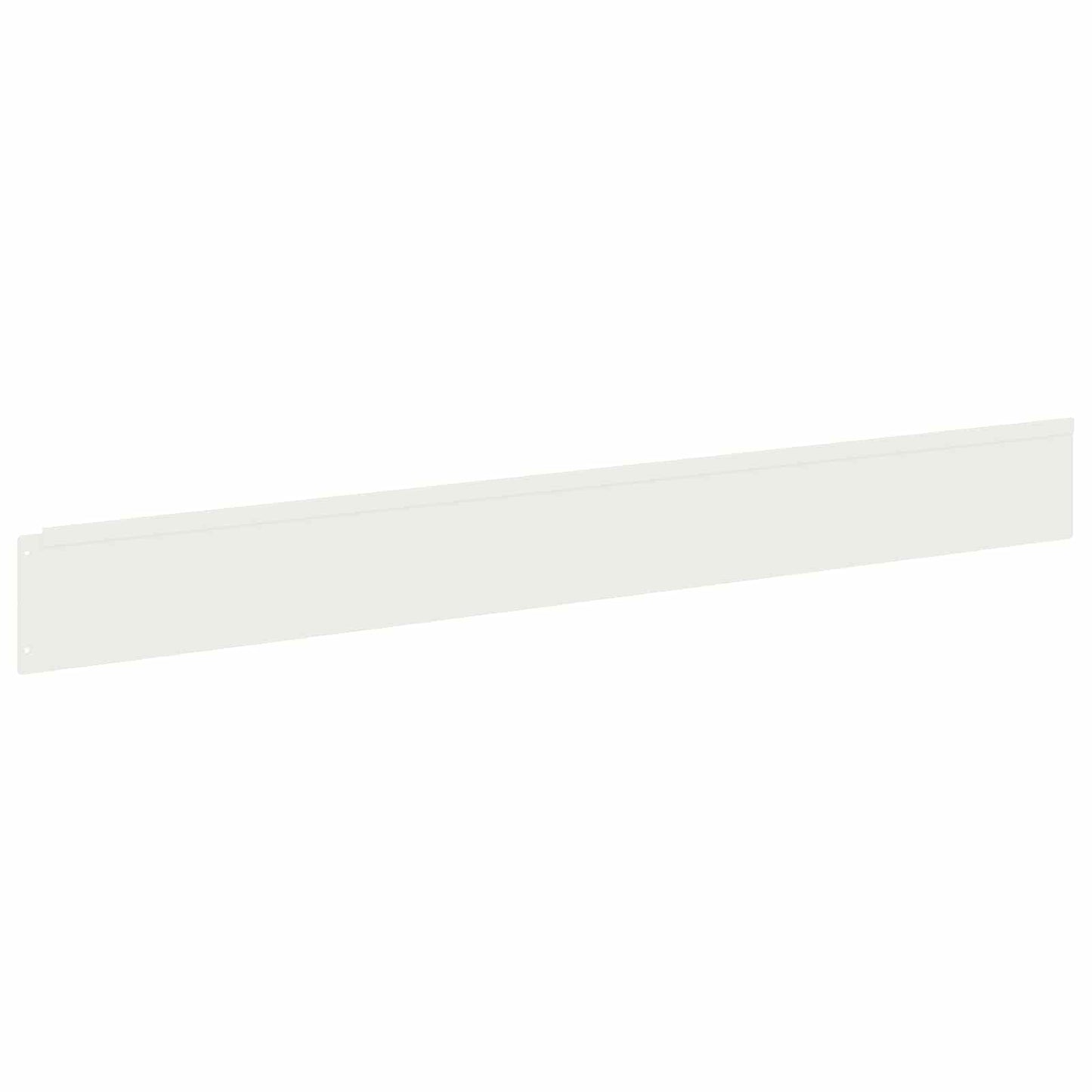 vidaXL Περίγραμμα γκαζόν 50 τμχ. 100 x 12 cm Ατσάλι Λευκό