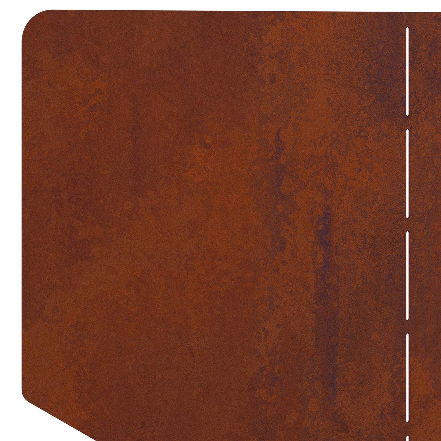 vidaXL Περίγραμμα γκαζόν 100 x 45 cm Ατσάλι Σκ rusty