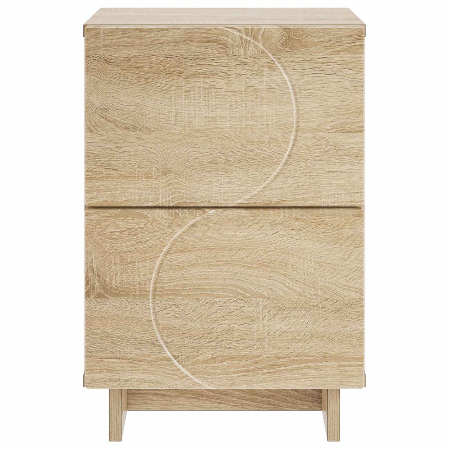 vidaXL Κομοδίνο 2 τεμ. Sonoma Δρυς 33,5 x 34,5 x 50 εκ