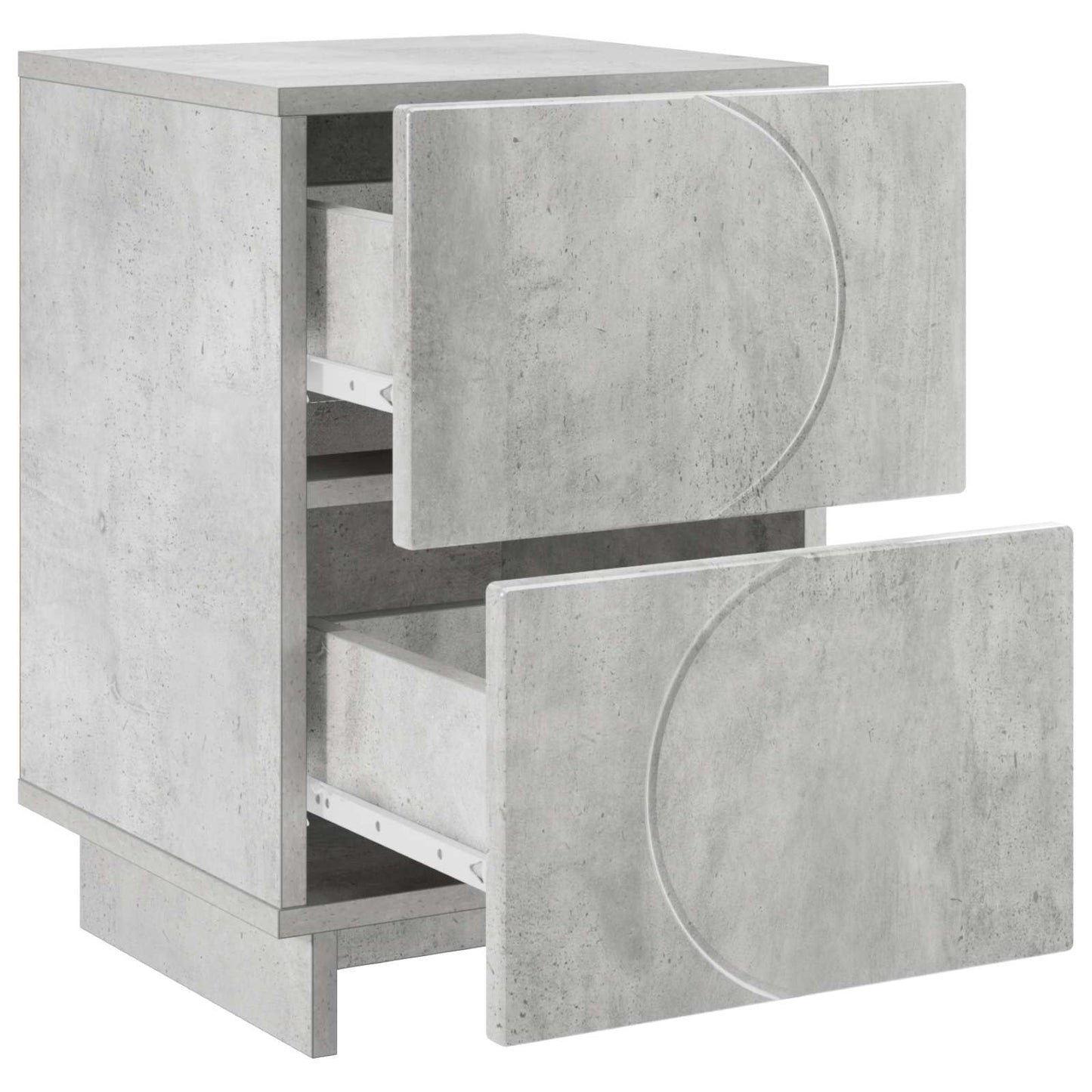 vidaXL Κομοδίνο Γκρι Σκυροδέματος 33,5 x 34,5 x 50 εκ