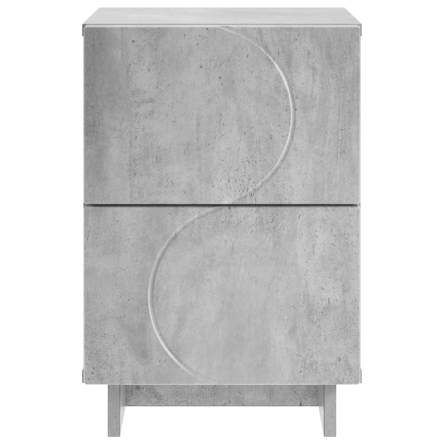 vidaXL Κομοδίνο Γκρι Σκυροδέματος 33,5 x 34,5 x 50 εκ