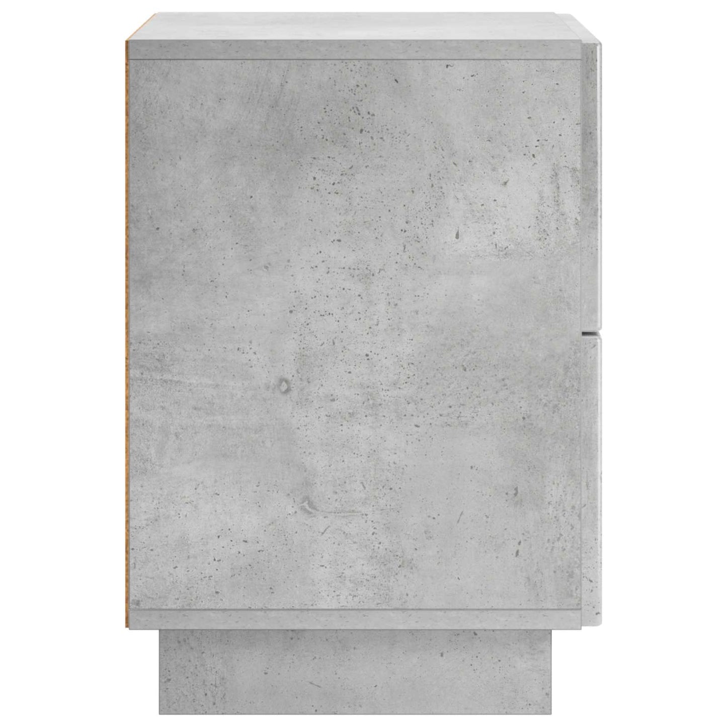 vidaXL Κομοδίνο 2 τεμ. Γκρι τσιμέντου 33,5 x 34,5 x 50 εκ