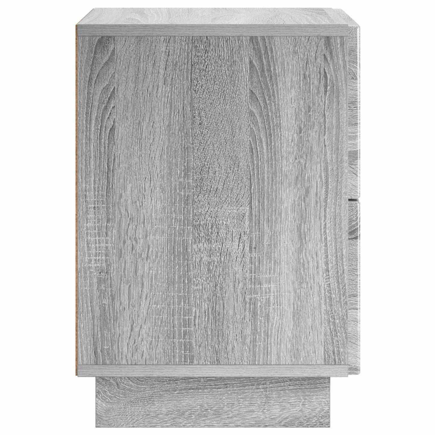 vidaXL Κομοδίνο 2 τεμ. Γκρι Sonoma 33,5 x 34,5 x 50 εκ
