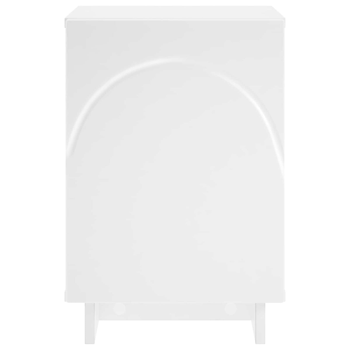 vidaXL Κομοδίνο Λευκό 33,5 x 34,5 x 50 εκ Επεξεργασμένο Ξύλο