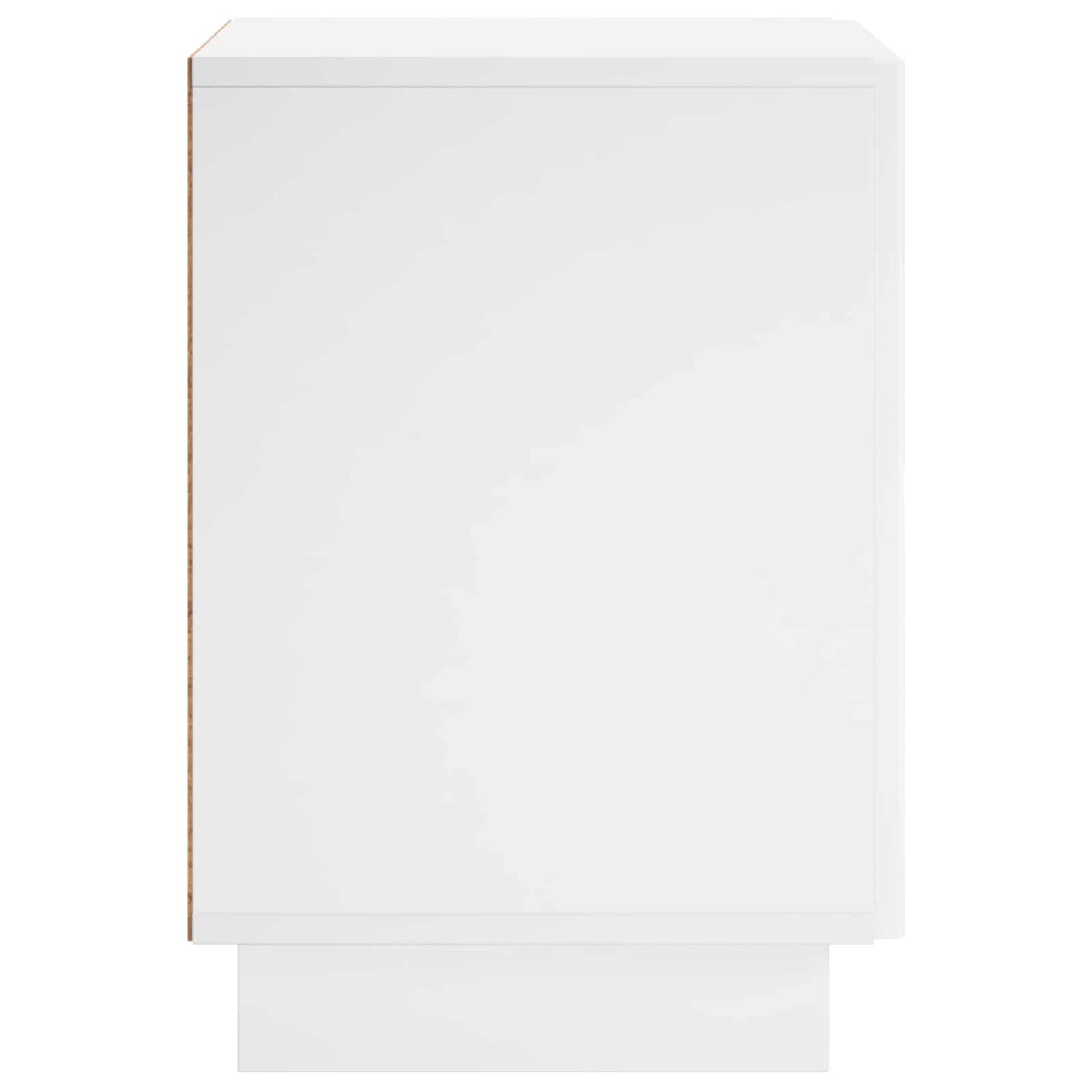 vidaXL Κομοδίνο Λευκό 33,5 x 34,5 x 50 εκ Επεξεργασμένο Ξύλο