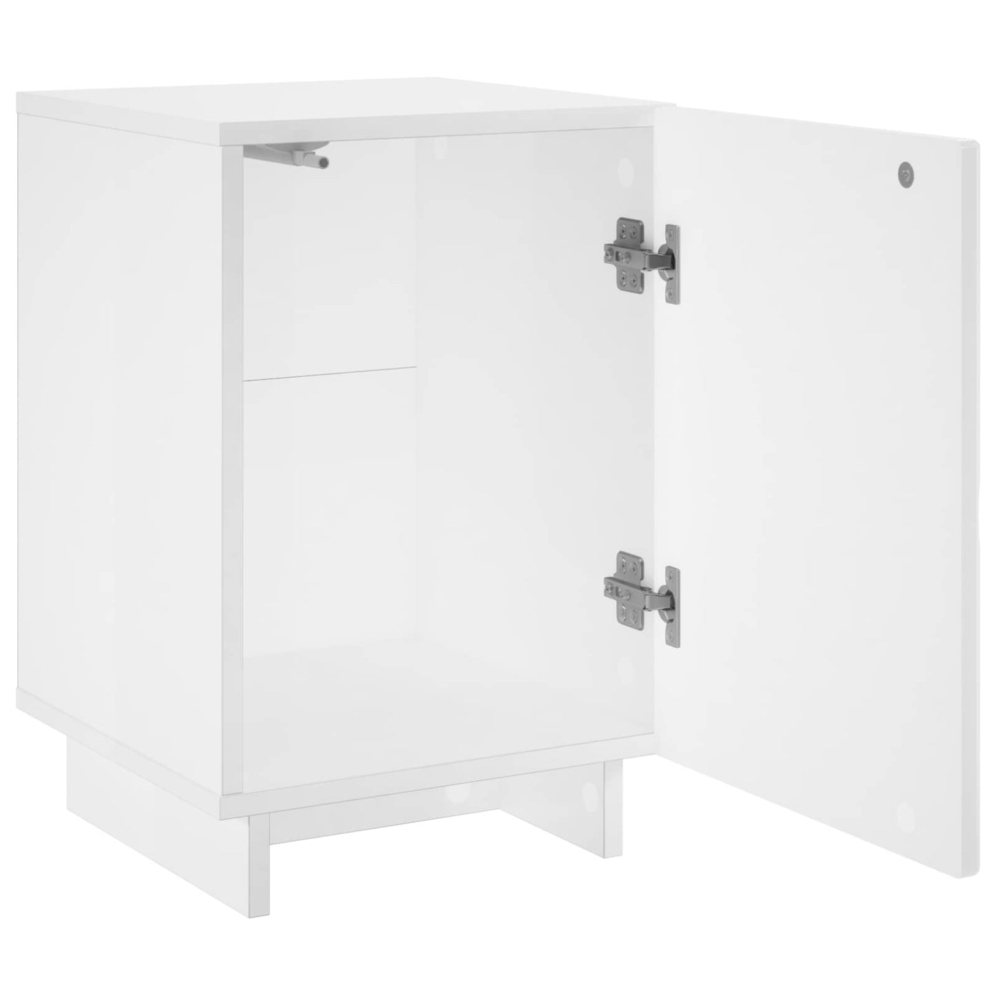 vidaXL Κομοδίνο 2 pcs Λευκό 33,5 x 34,5 x 50 εκ Επεξεργασμένο Ξύλο