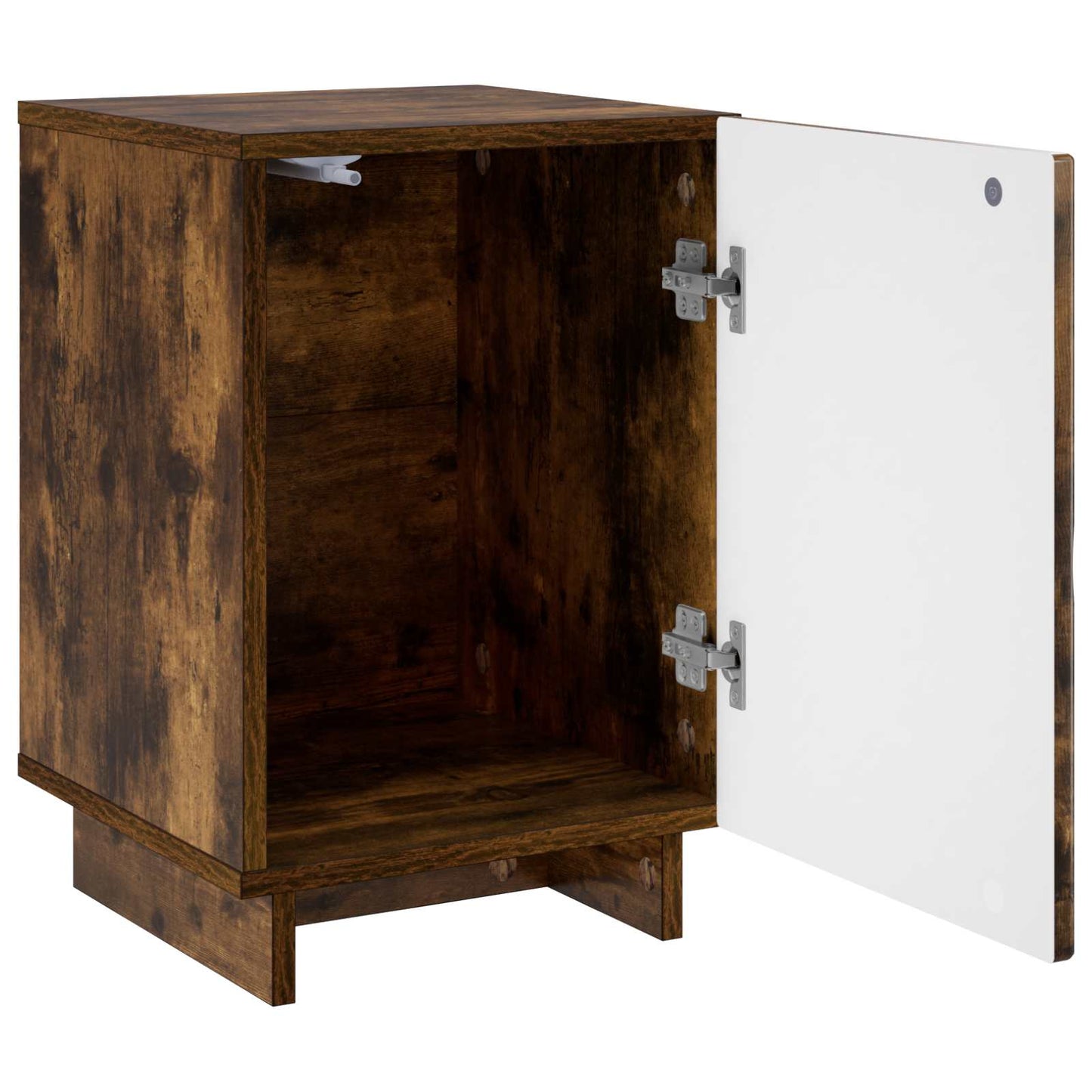 vidaXL Κομοδίνο Καπνισμένο Ξύλο Δρυός 33,5 x 34,5 x 50 εκ