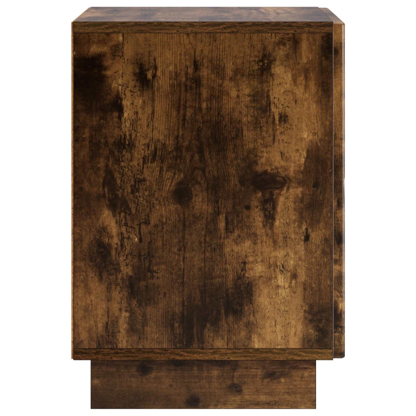 vidaXL Κομοδίνο Καπνισμένο Ξύλο Δρυός 33,5 x 34,5 x 50 εκ