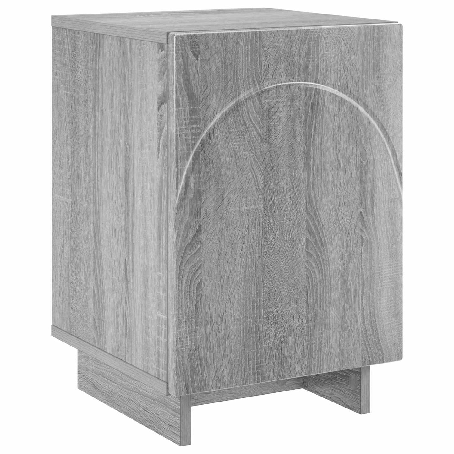 vidaXL Κομοδίνο Γκρι Sonoma 33,5 x 34,5 x 50 εκ Επεξεργασμένο Ξύλο
