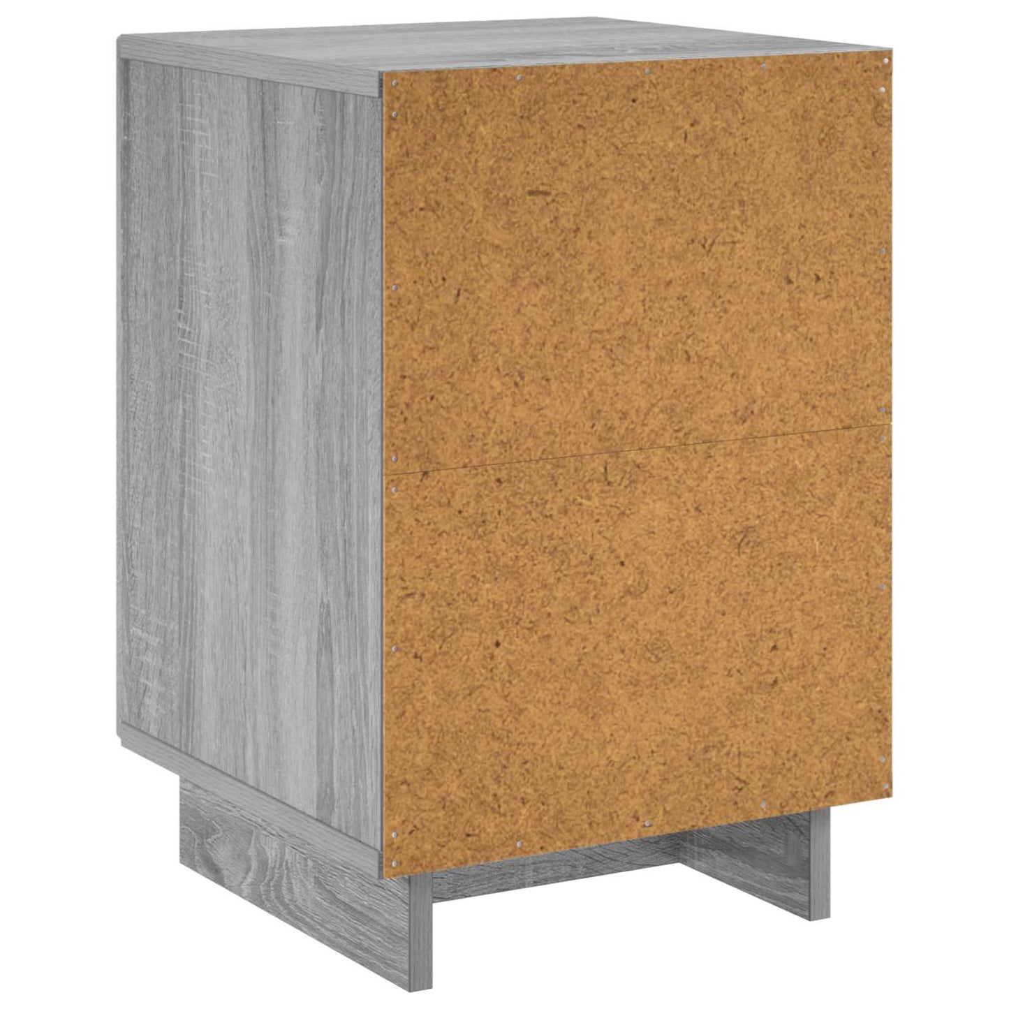 vidaXL Κομοδίνο Γκρι Sonoma 33,5 x 34,5 x 50 εκ Επεξεργασμένο Ξύλο